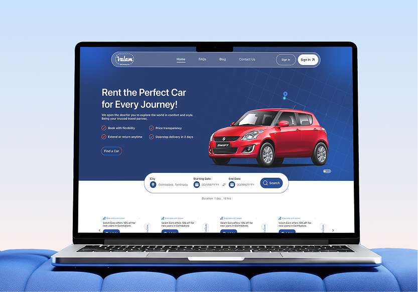 UI/UX design project